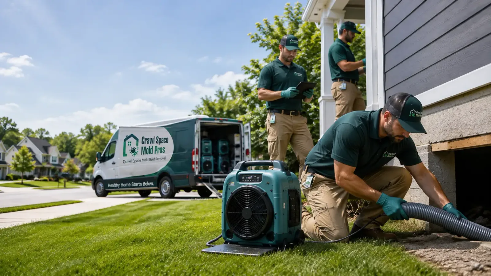 Crawl Space Mold Removal in Leonardo, NJ